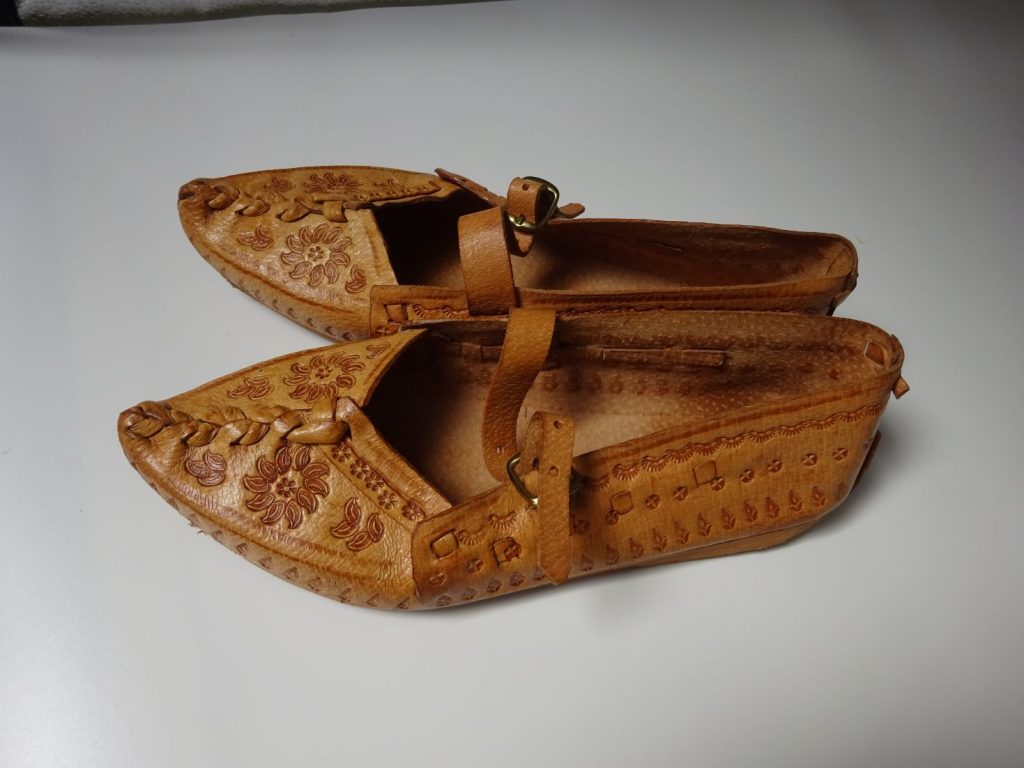 Traditional Polish leather shoes