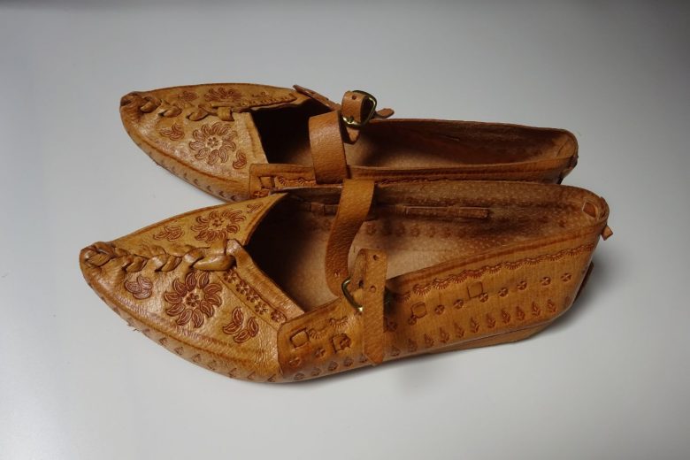 Traditional Polish leather shoes