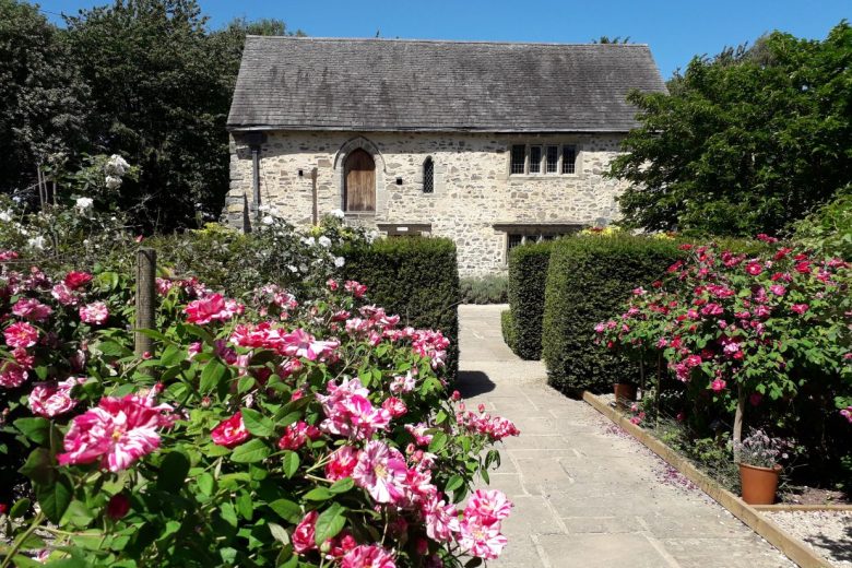 House viewed from the rose garden