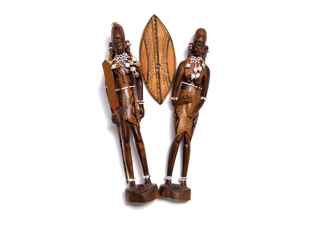 African hand carved figures