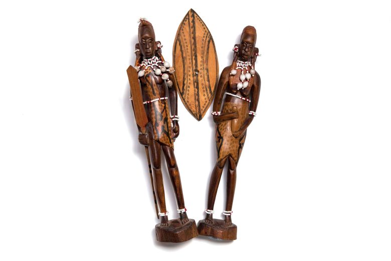 African hand carved figures