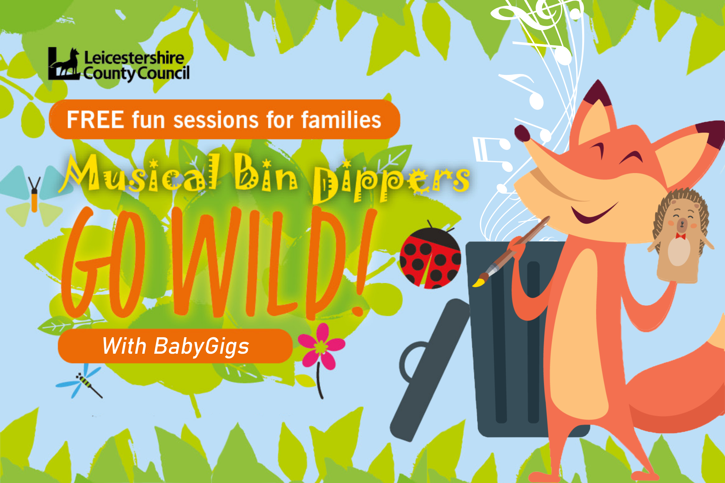 Musical Bin Dippers Go Wild staring Gertie the Fox! Culture