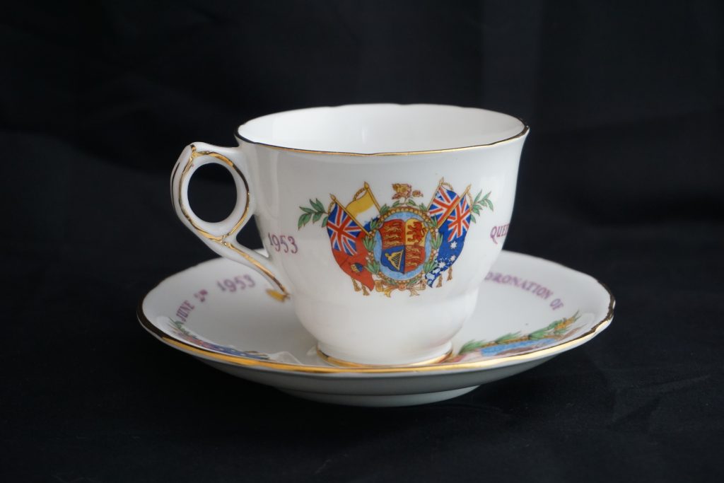 Coronation cup and saucer
