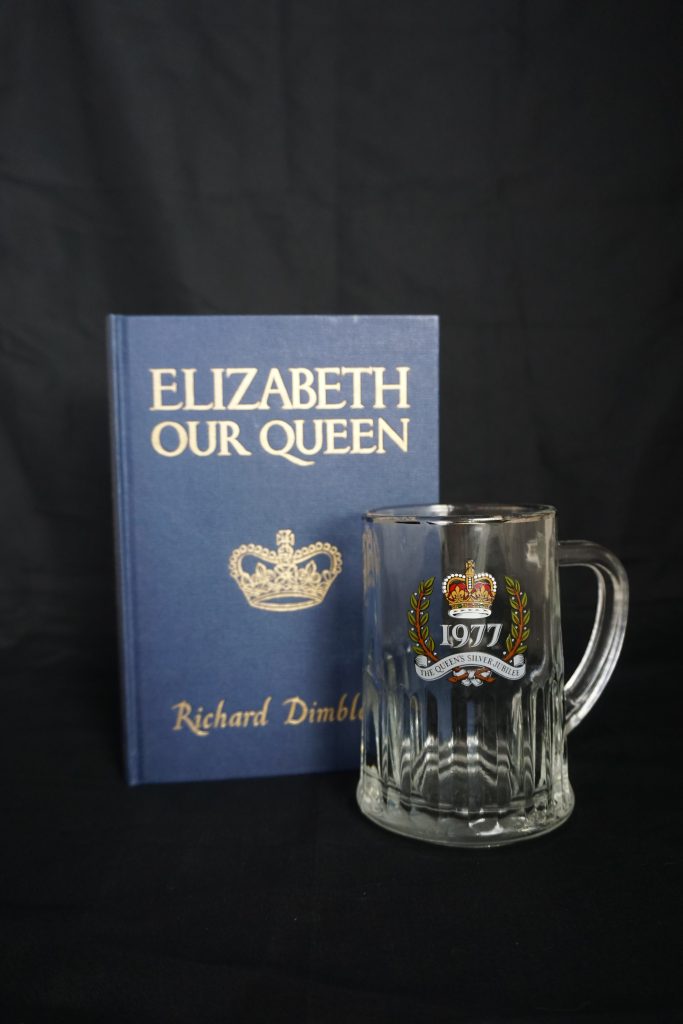 Coronation book and tankard together