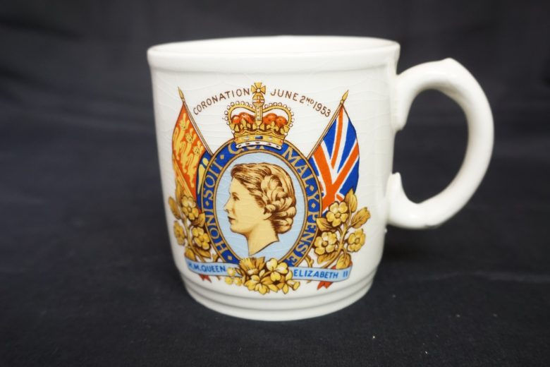 Queen Elizabeth coronation mug