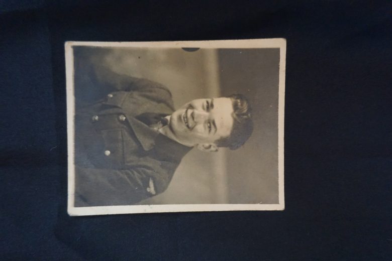 John's RAF photo as a young man