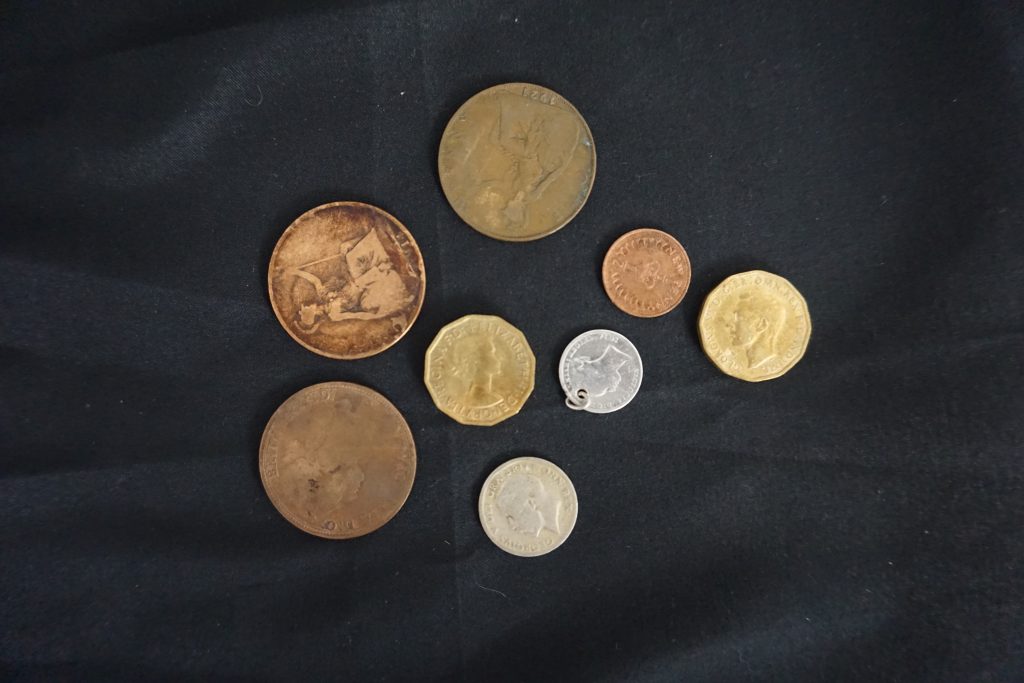 Collection of old coins