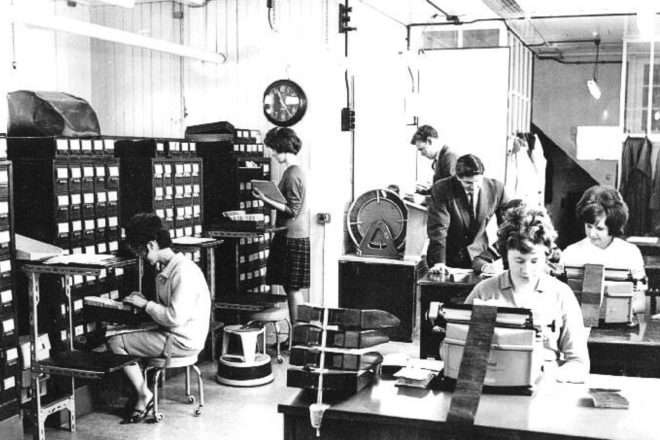 Image: Symington Factory Employees, c1950s