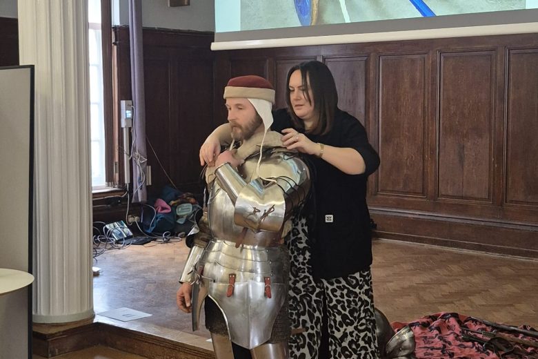 'Dress the Knight' workshops led by expert, Richard Knox.