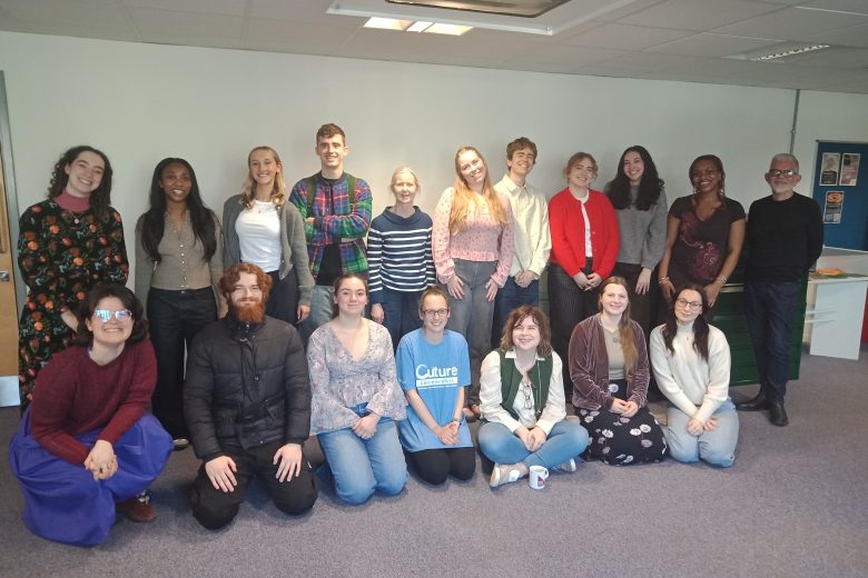 Culture Leicestershire staff with University of Nottingham Placement Students and volunteers.